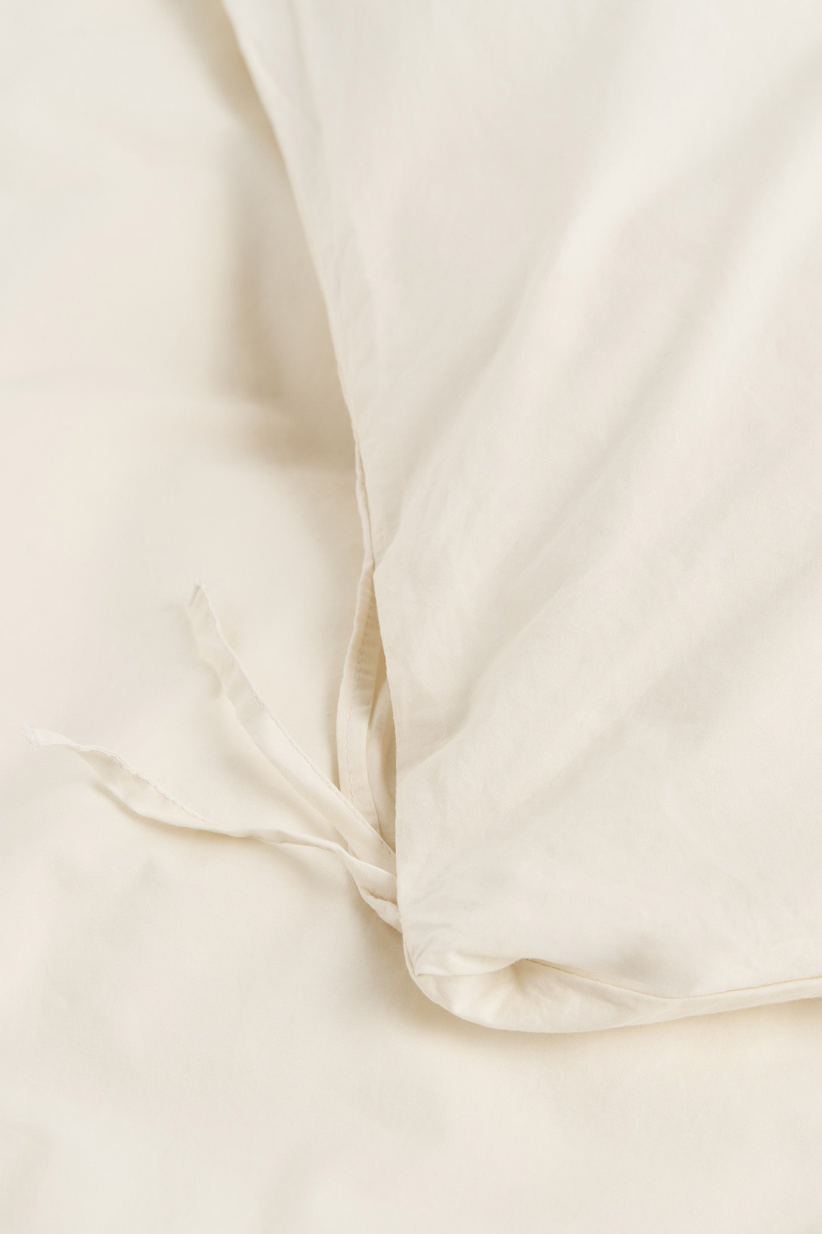 Percale Double Duvet Cover Winter White