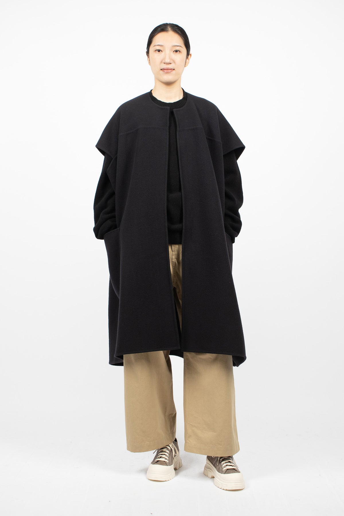 Ciovo Sleeveless Coat Midnight