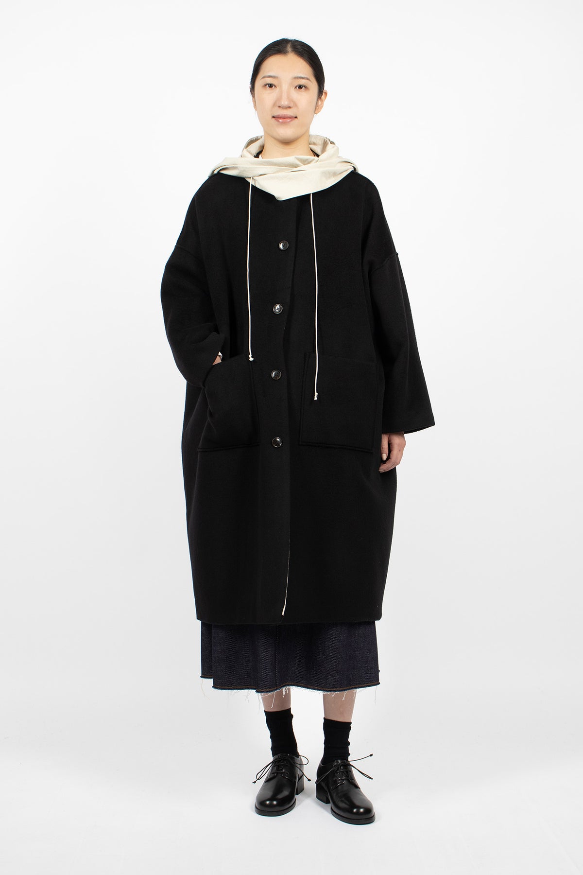 Fien Long Coat Black