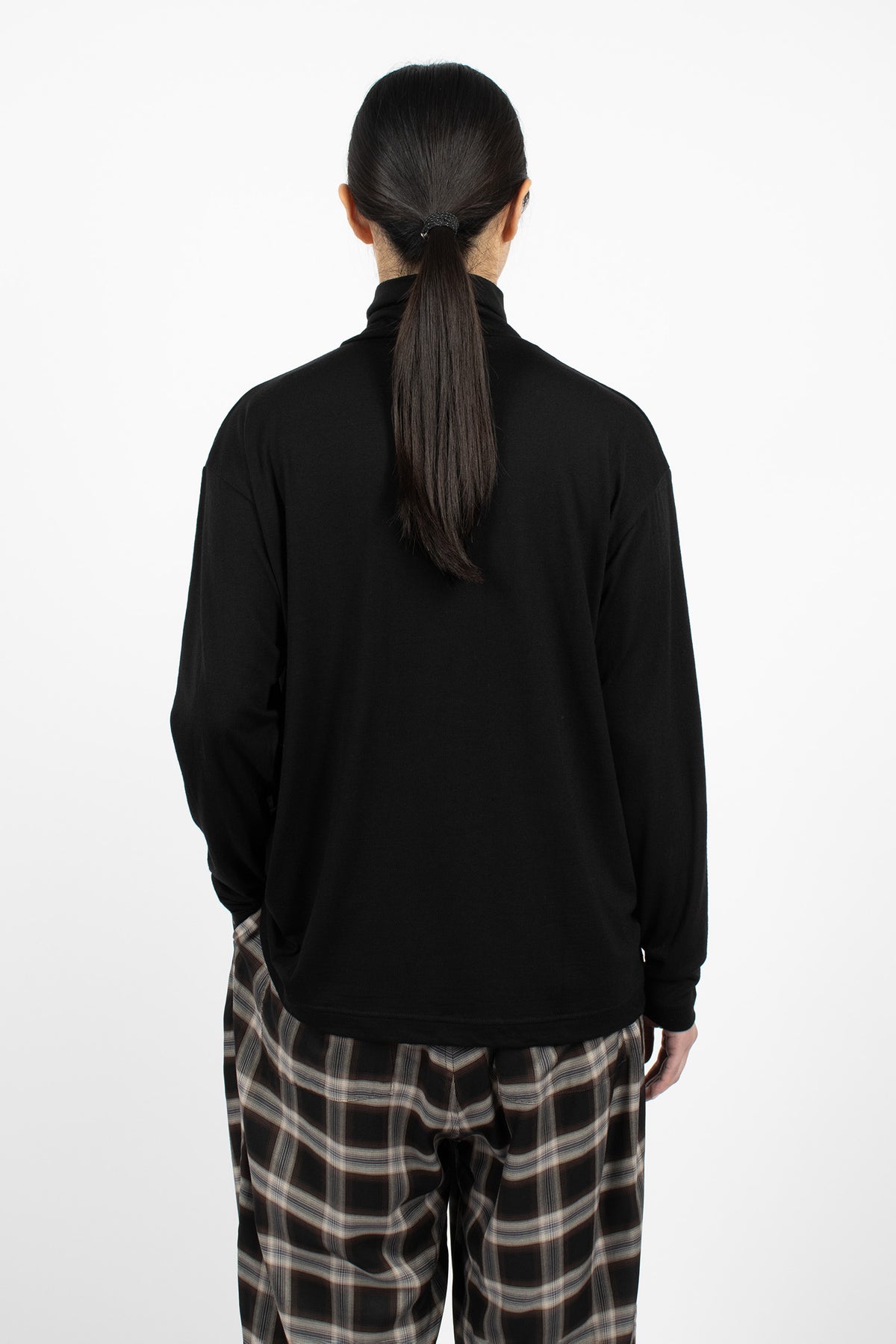 Turtleneck Big Pullover Black