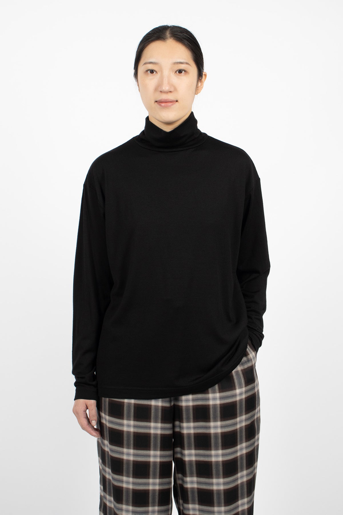Turtleneck Big Pullover Black