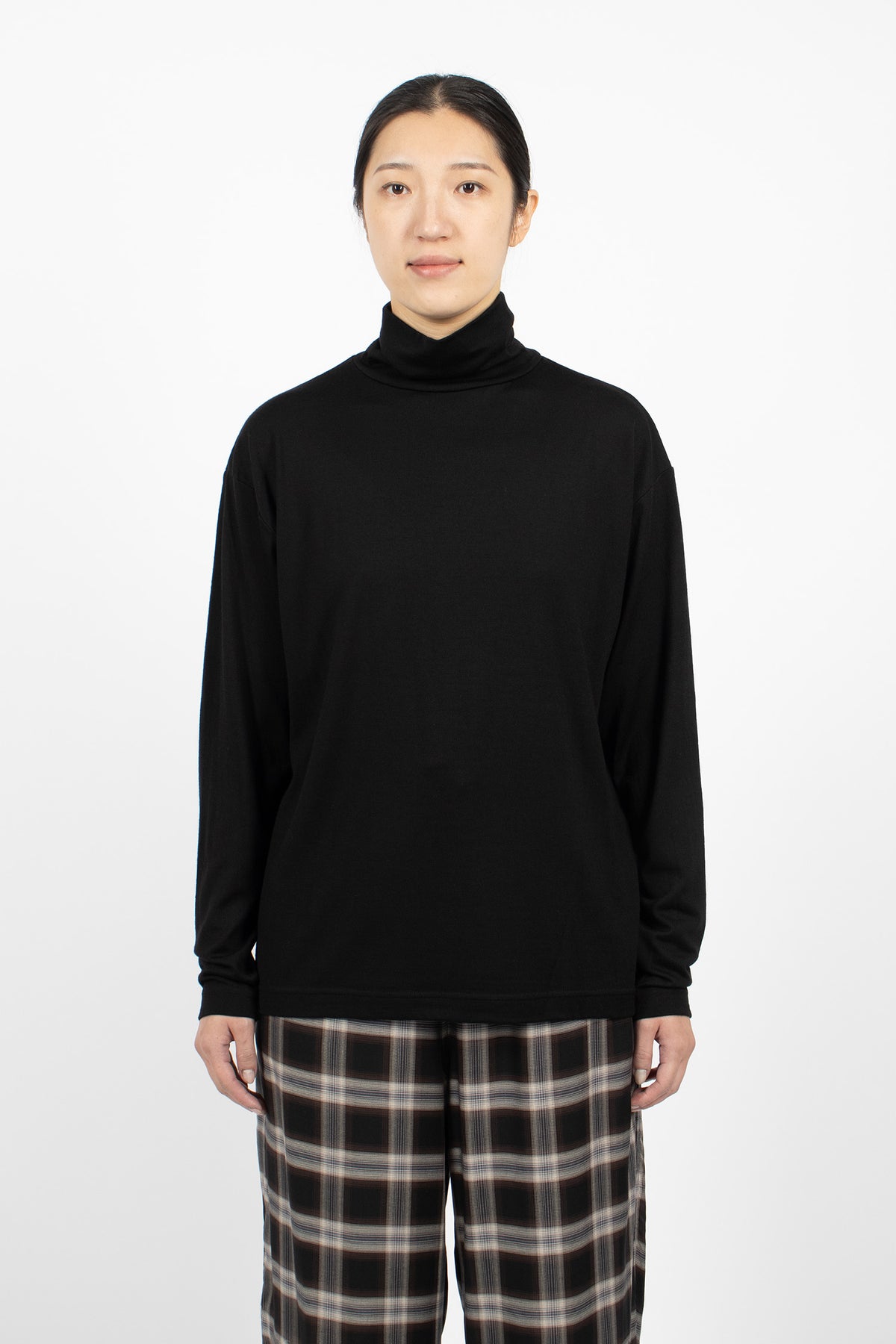 Turtleneck Big Pullover Black