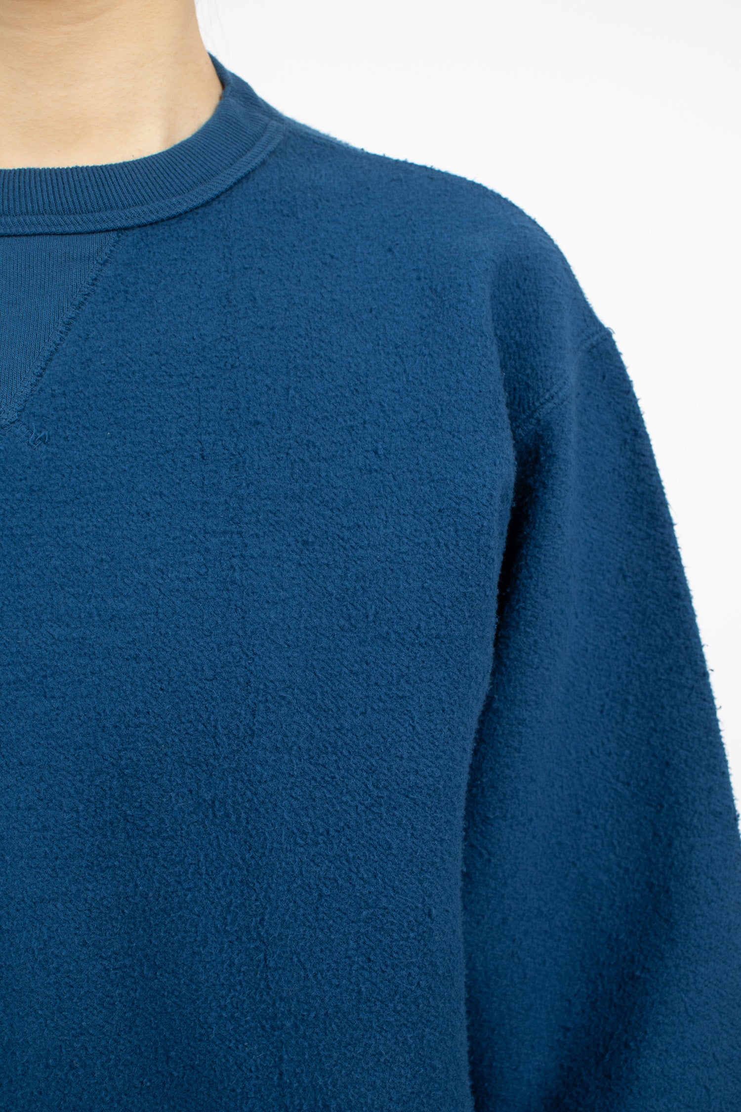 Hina L2 Crew Neck Sweatshirt Blue Opal