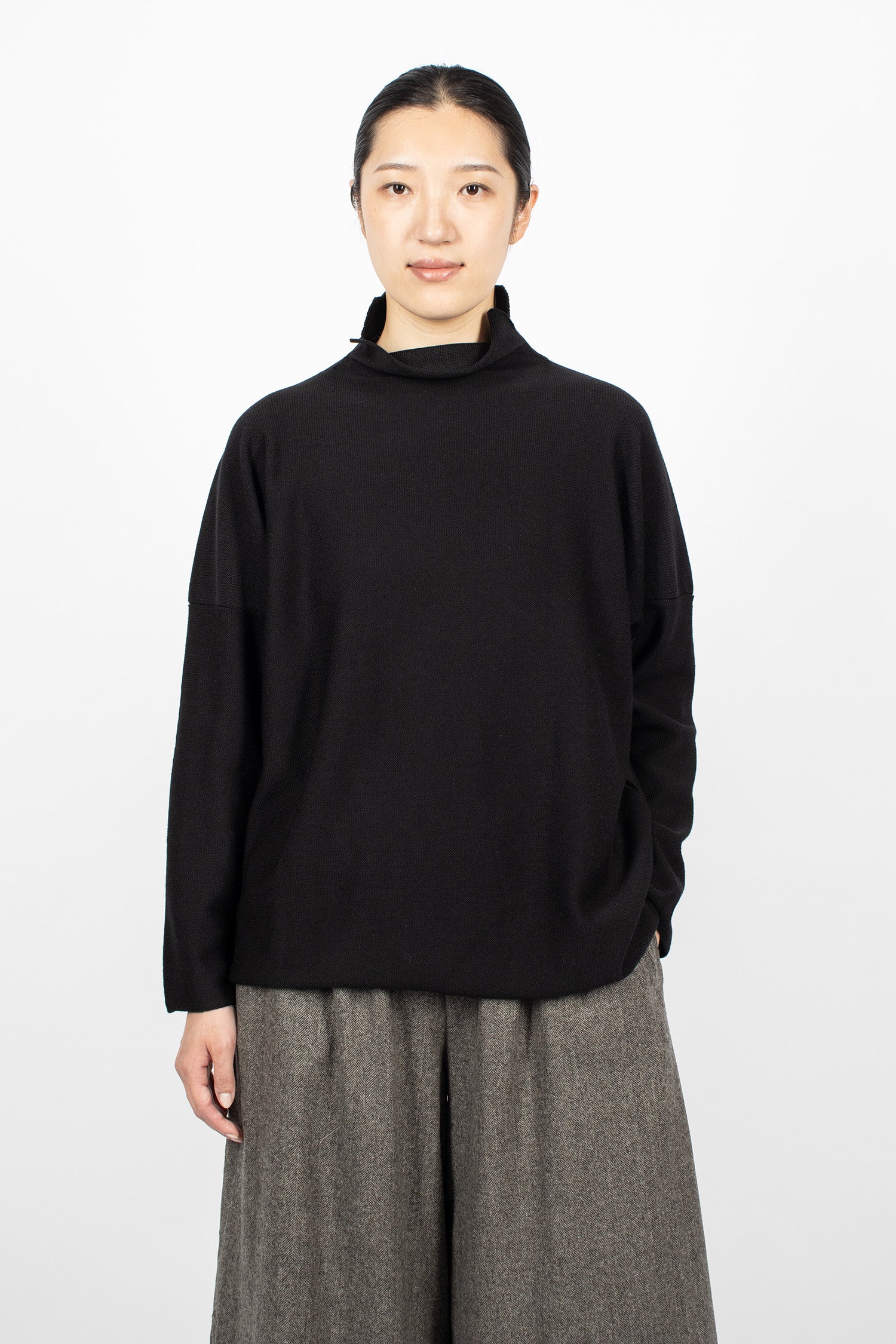 Lupetto High Neck Sweater 8 Black