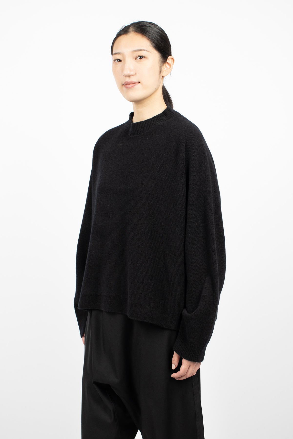 Maui Knit Pullover Black