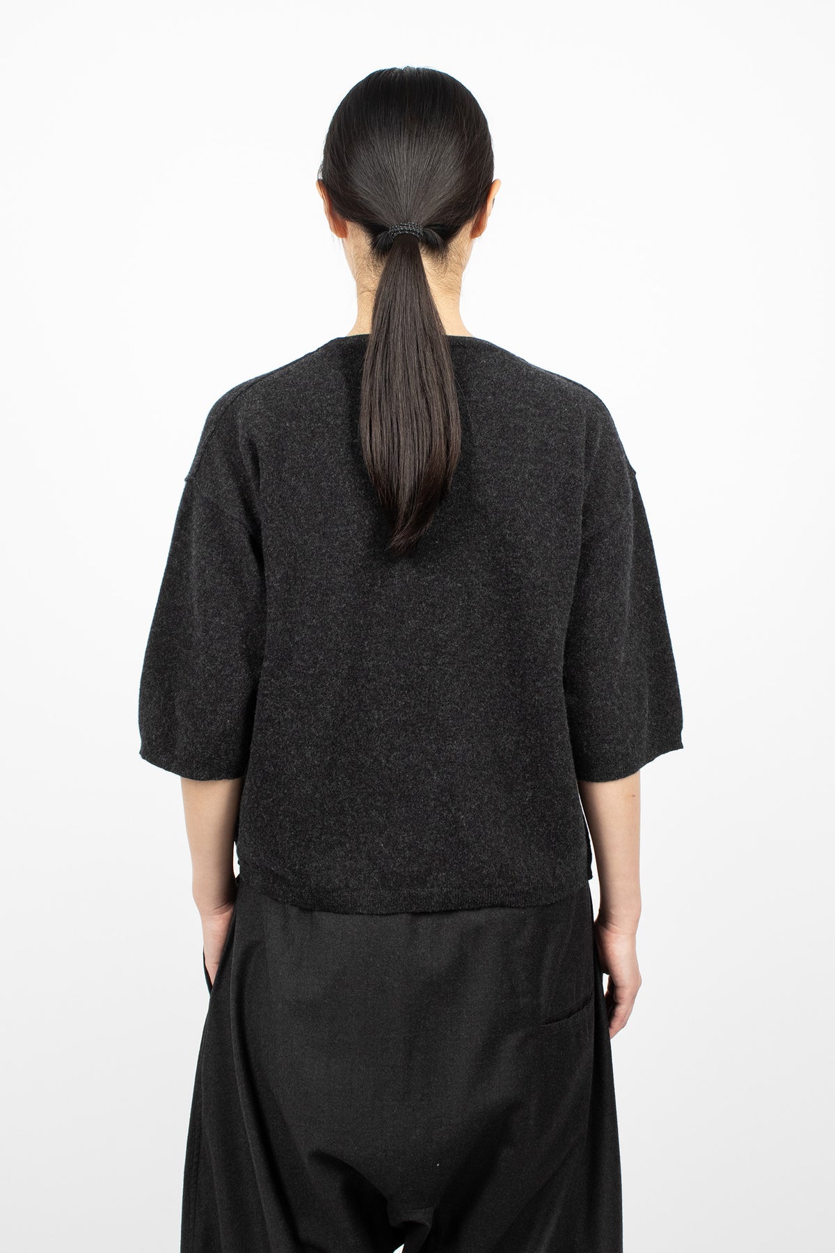 Melody Knit Pullover Anthracite