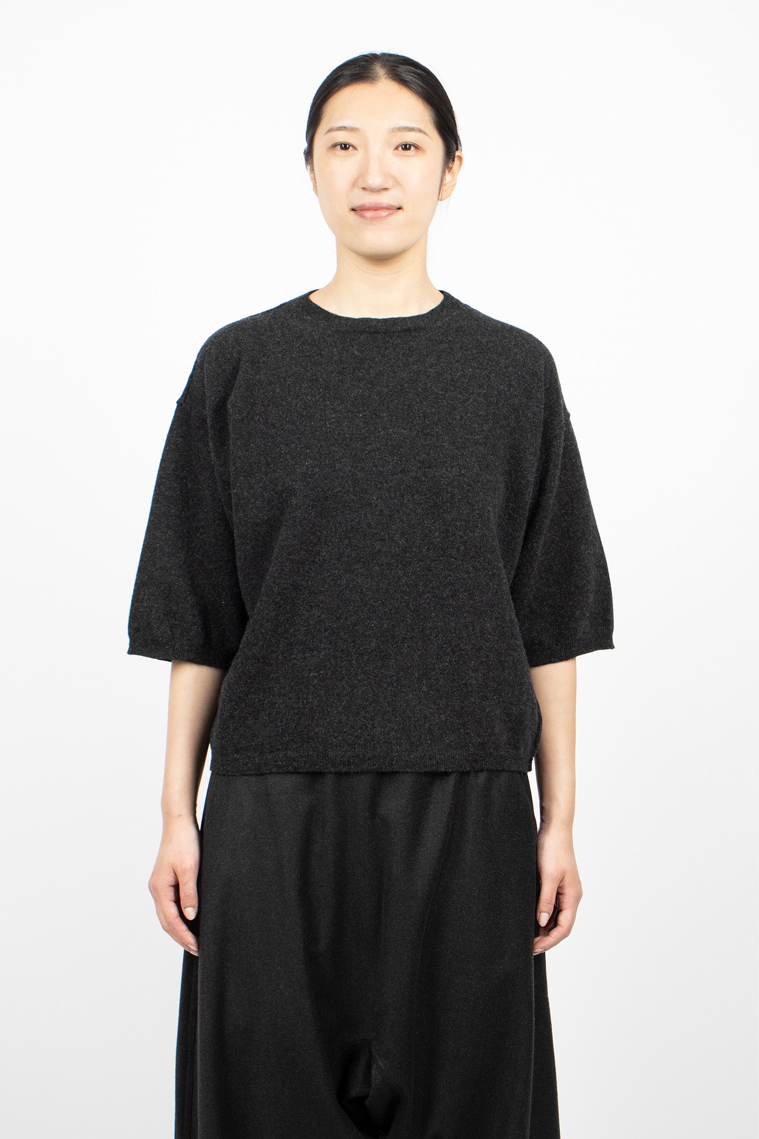 Melody Knit Pullover Anthracite