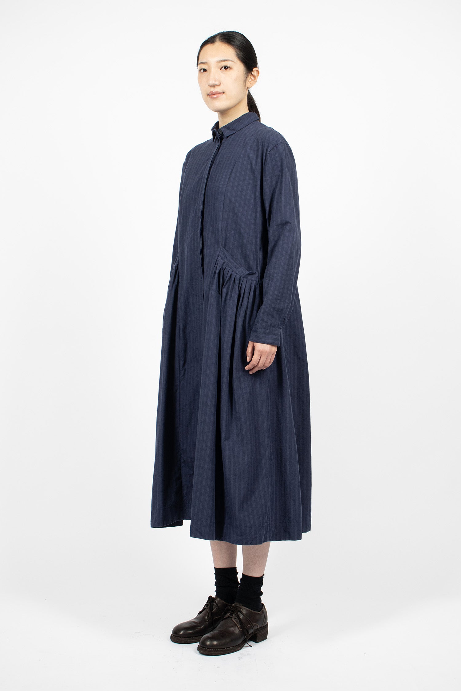 Sally Dress Blue Stripe