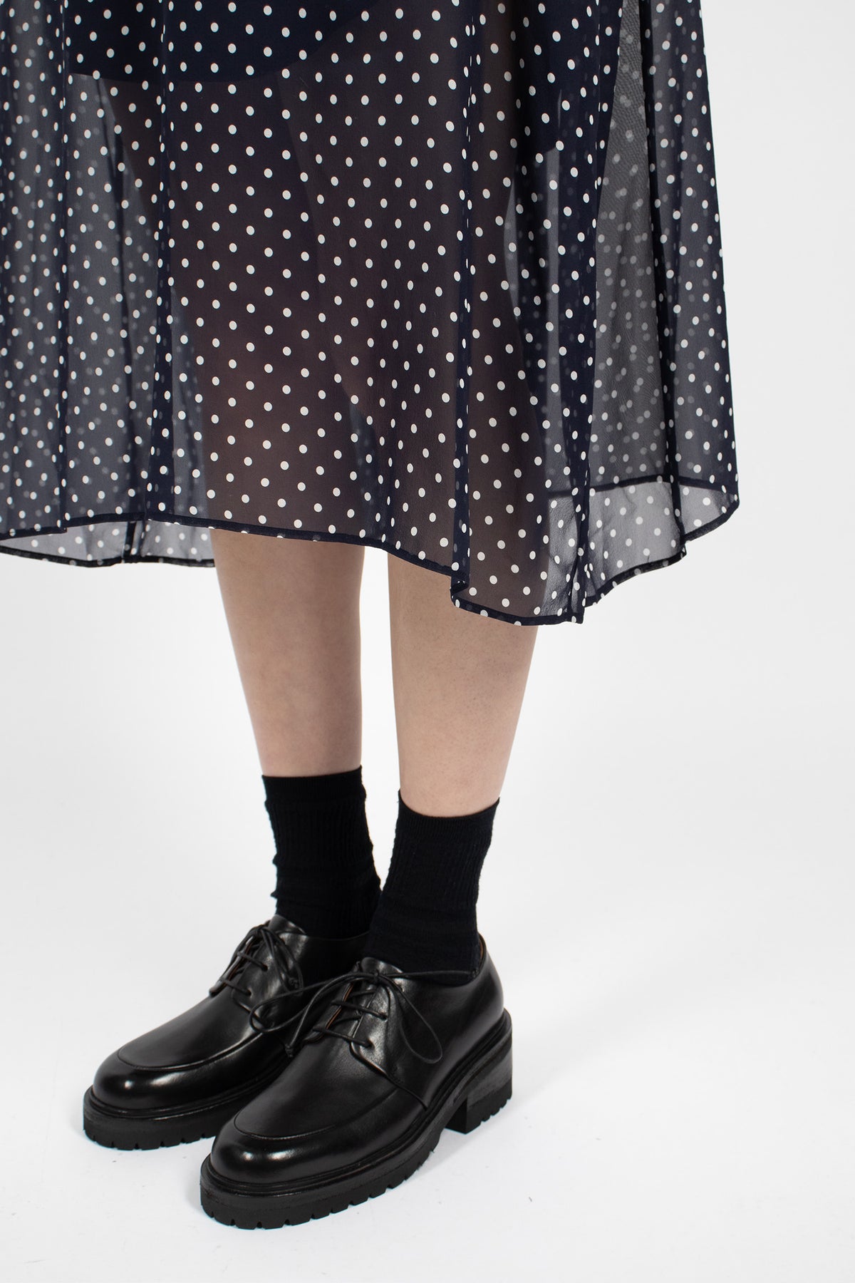Petit Sailor Collar Dress Navy