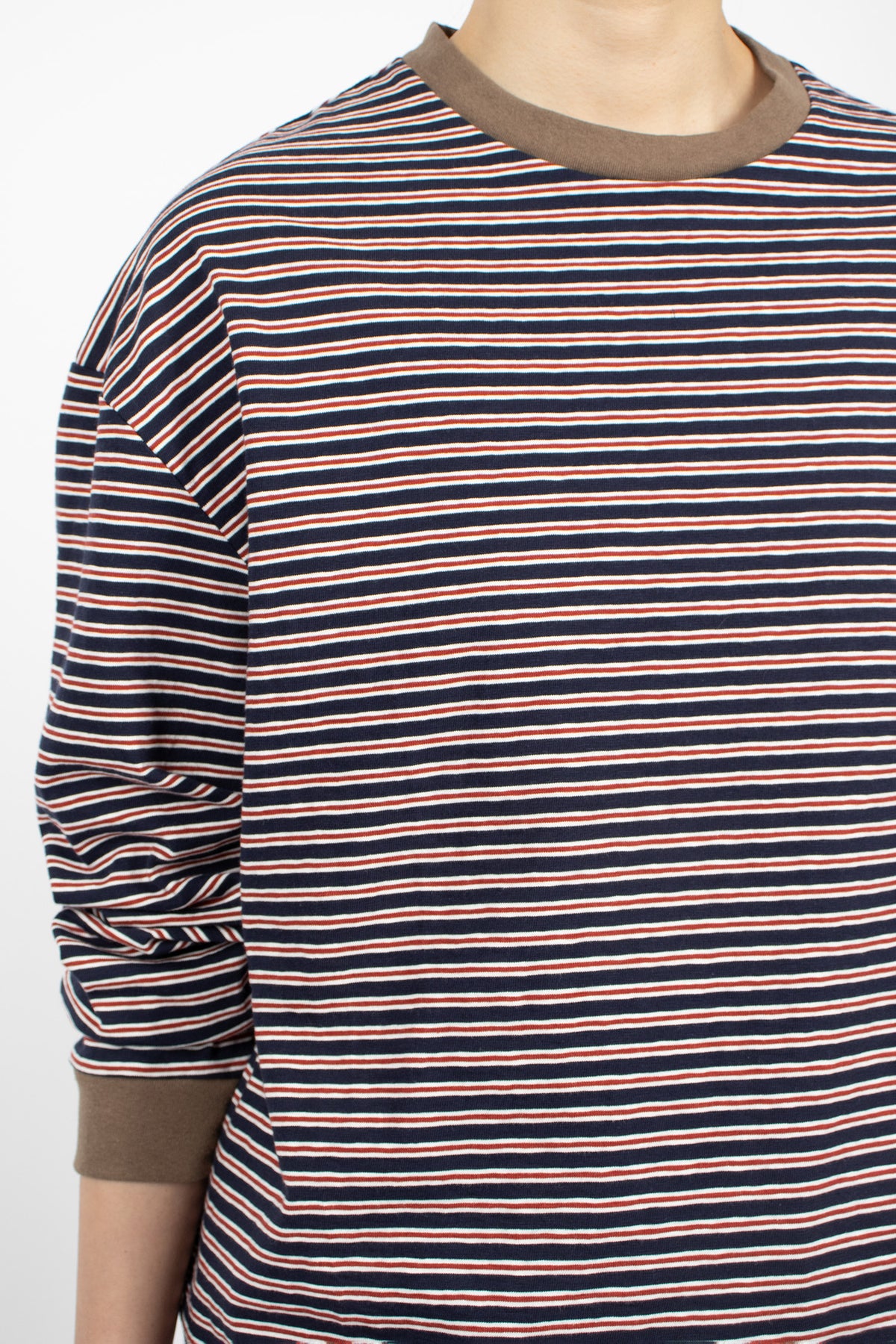 Beer Tee Navy/Red Stripe
