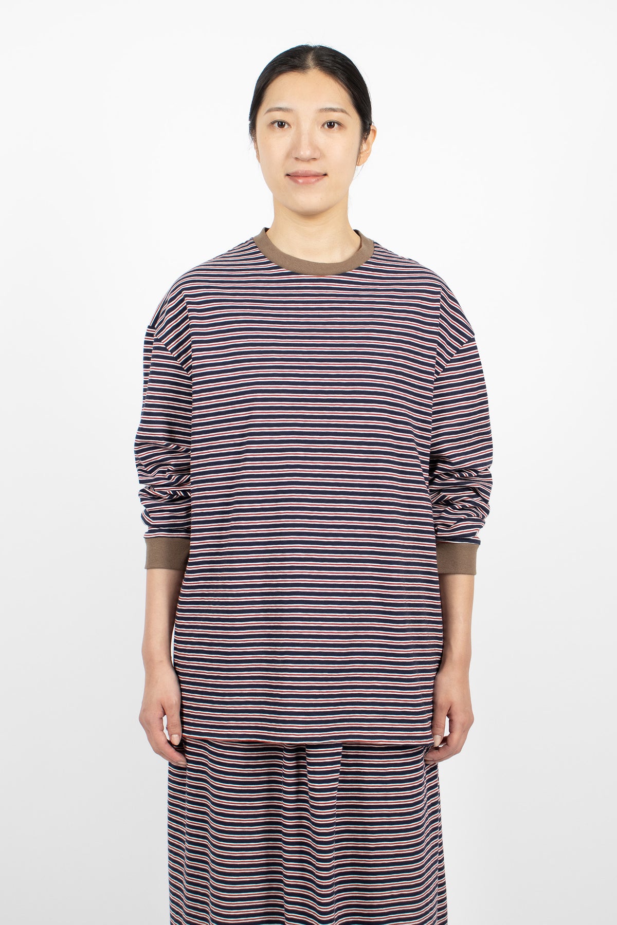 Beer Tee Navy/Red Stripe