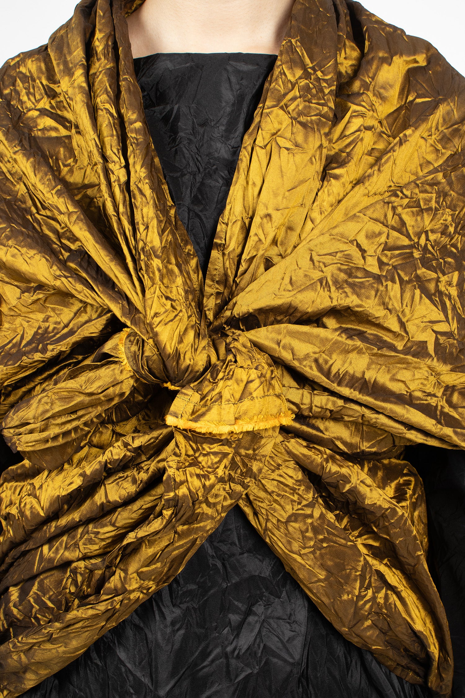 Wrap Silk Shawl Gold