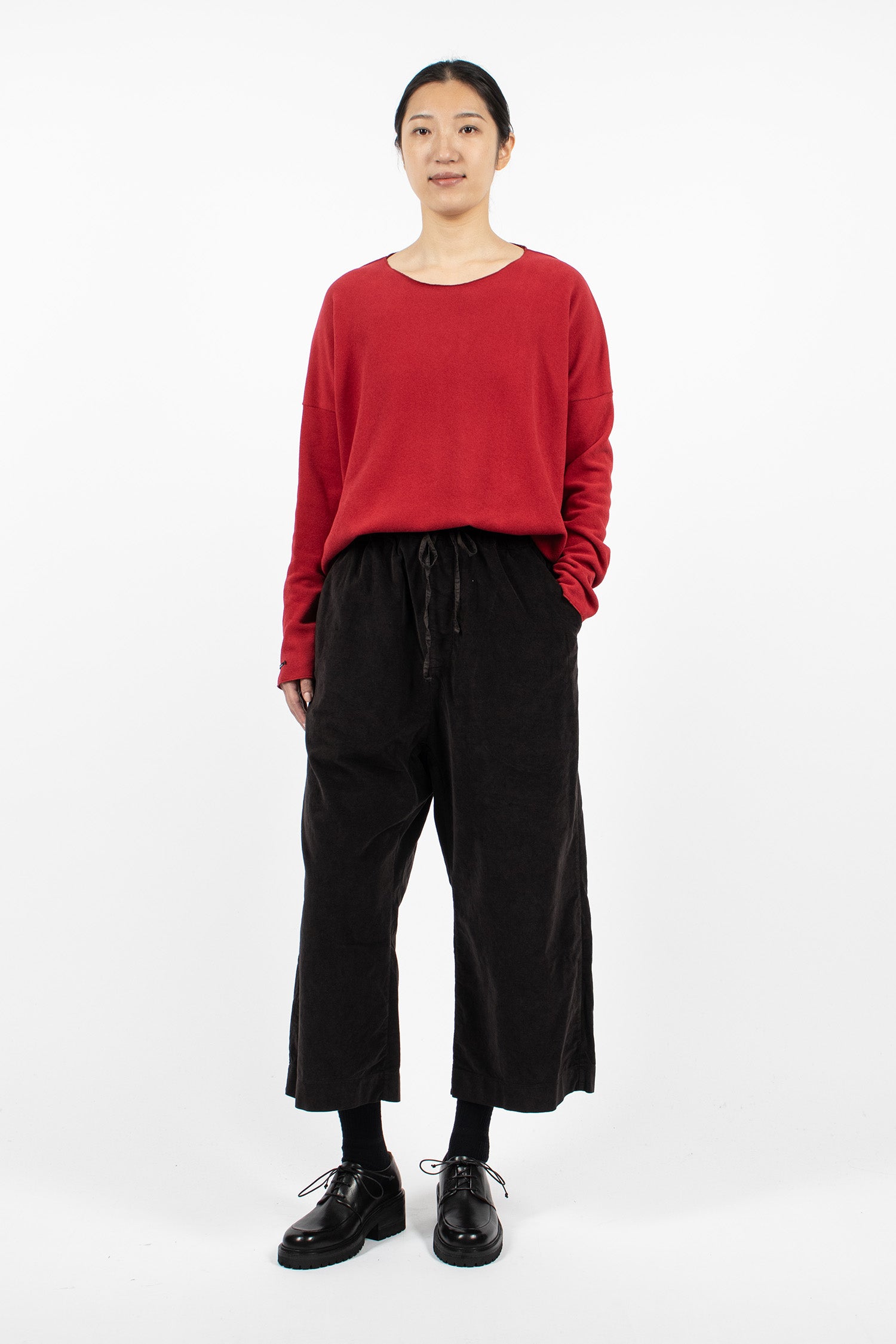 23206 Wide&Short V Trouser Brown