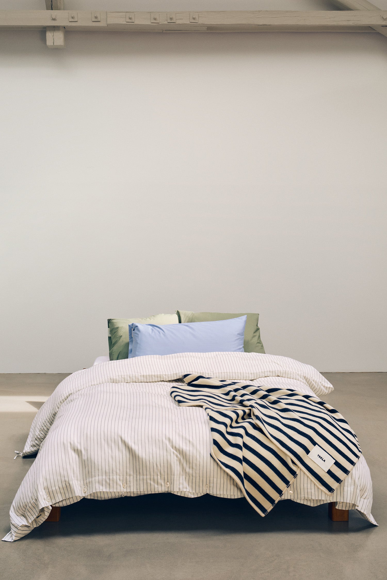 Percale Pillowcase Olive Green
