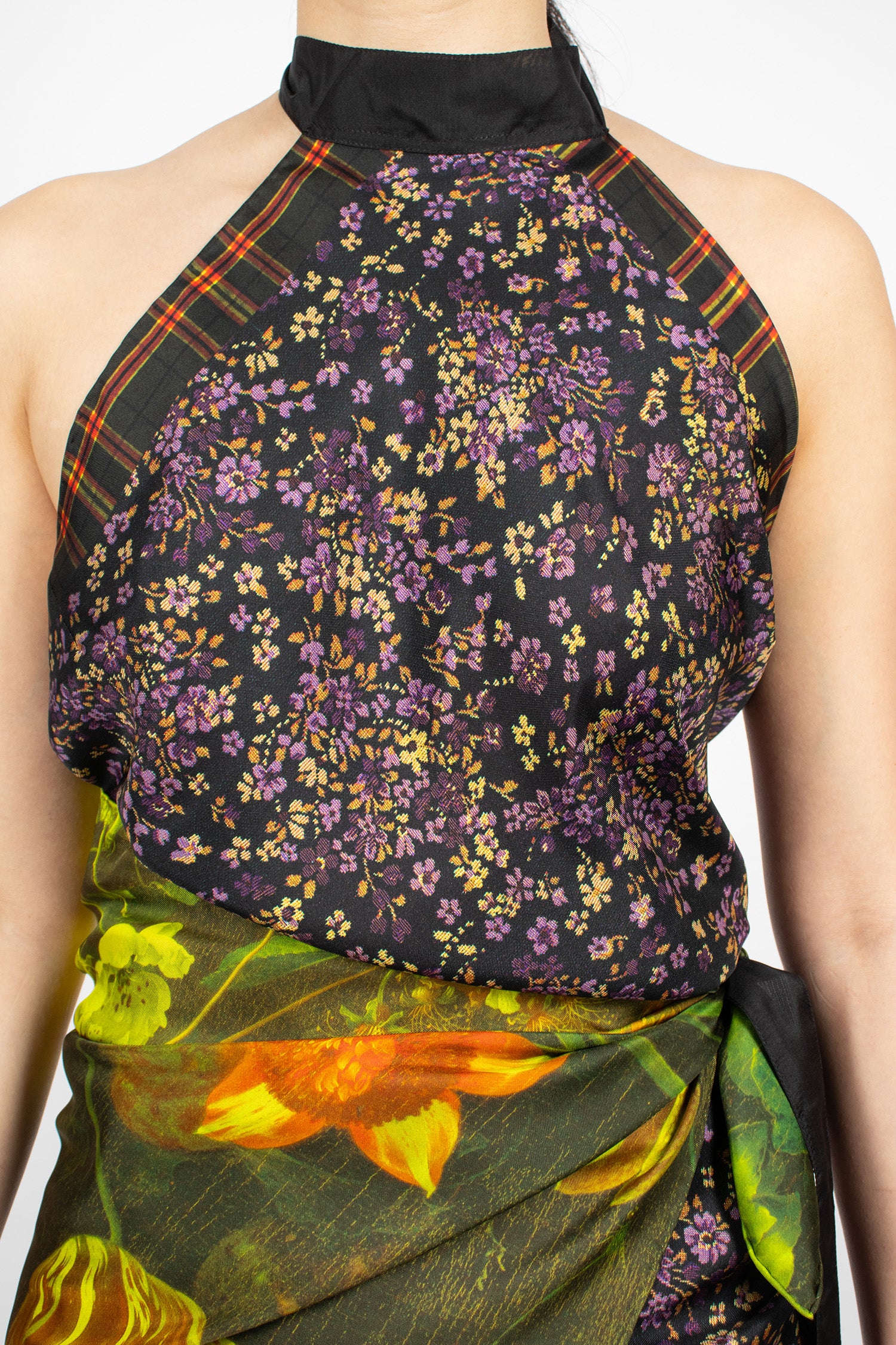 Silk Wrap Top Dessin A