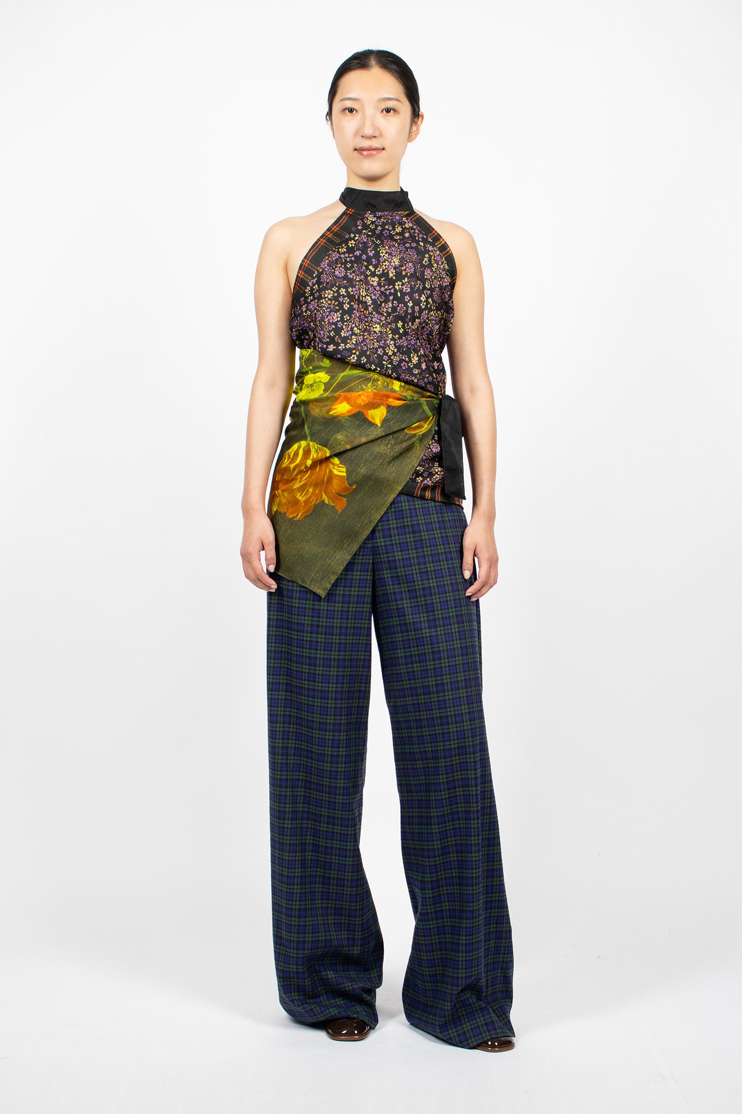 Silk Wrap Top Dessin A