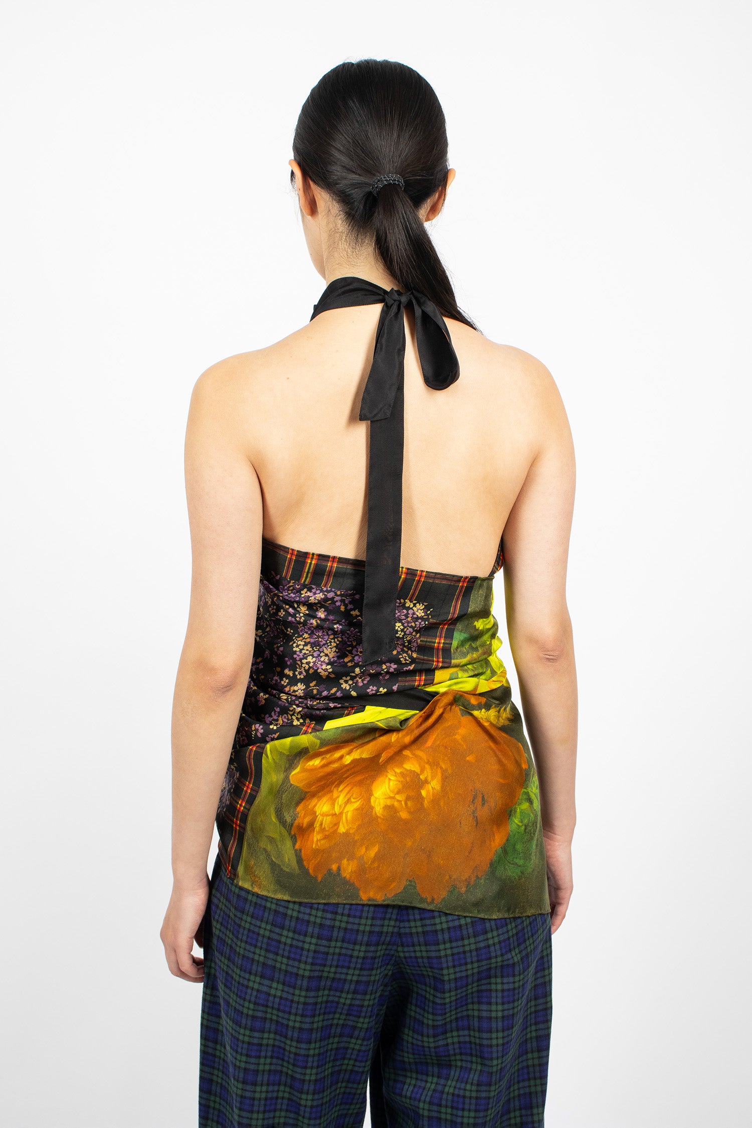 Silk Wrap Top Dessin A