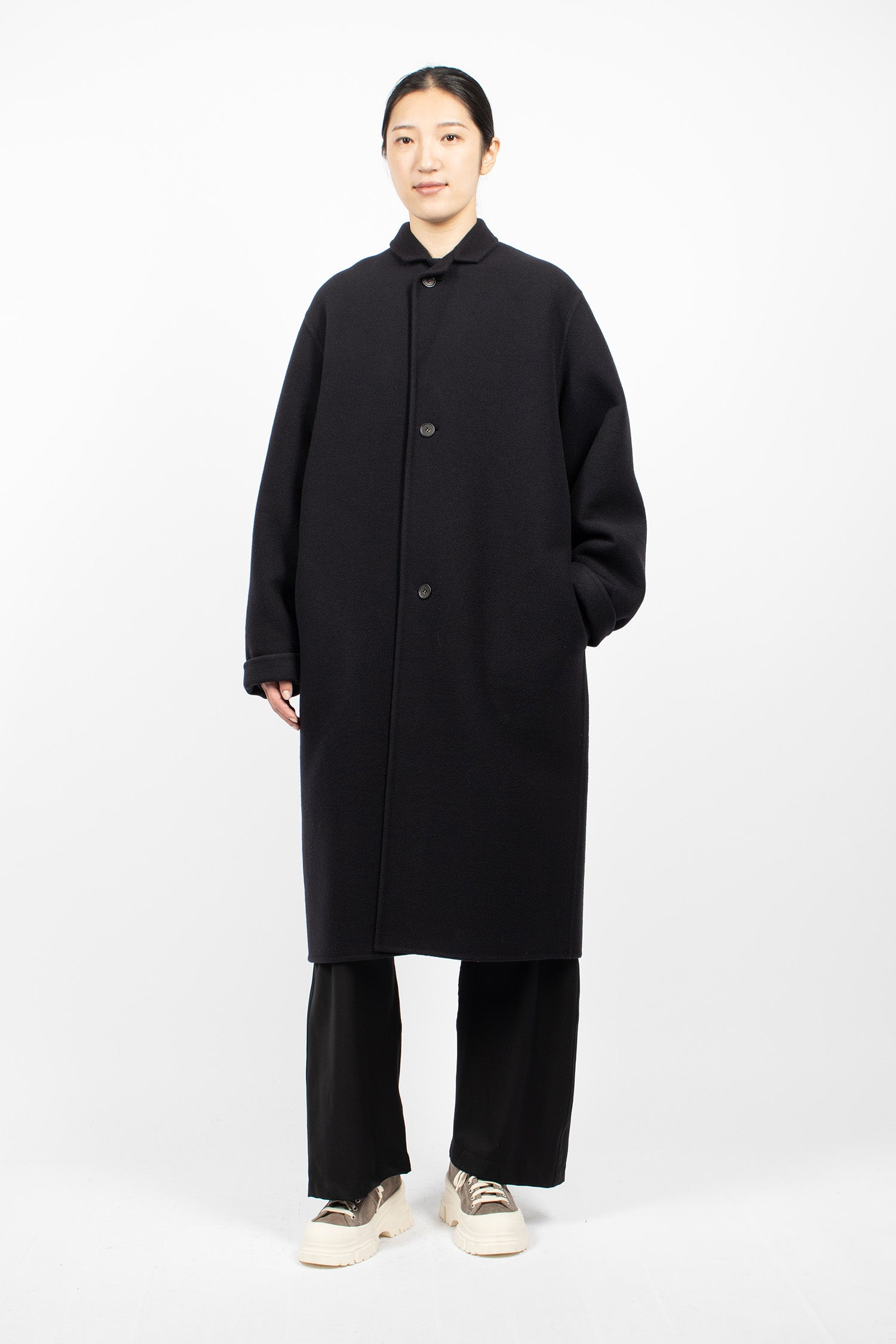 Cebu Wool Coat Midnight