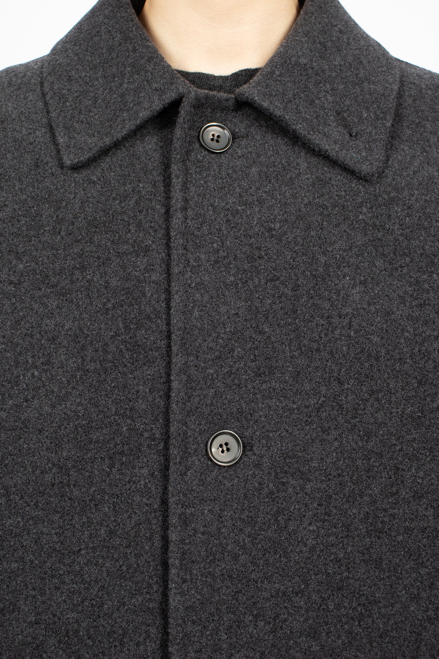 Cousin Wool Jacket Carbon Melange