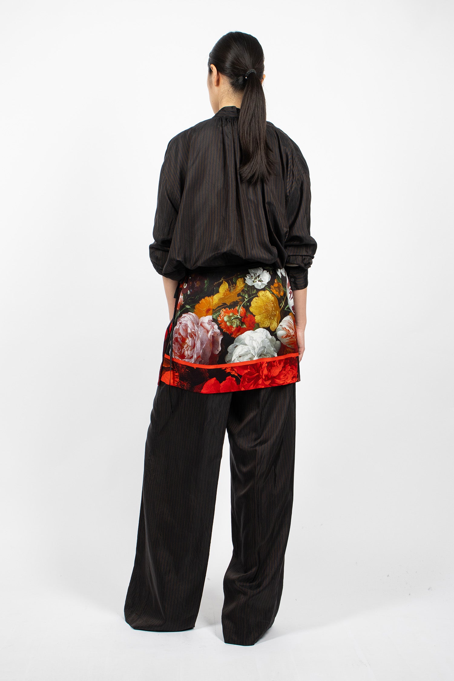 Printed Wrap Skirt Dessin A 2
