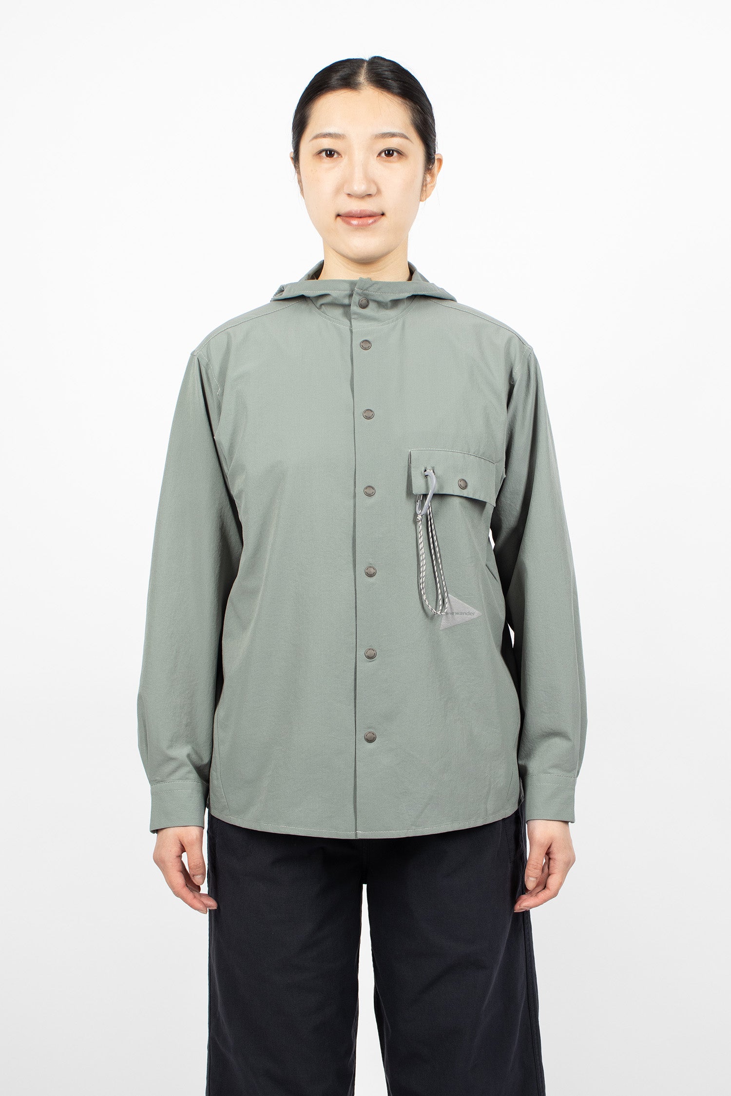 Dry Breathable Hoodie Blue Grey