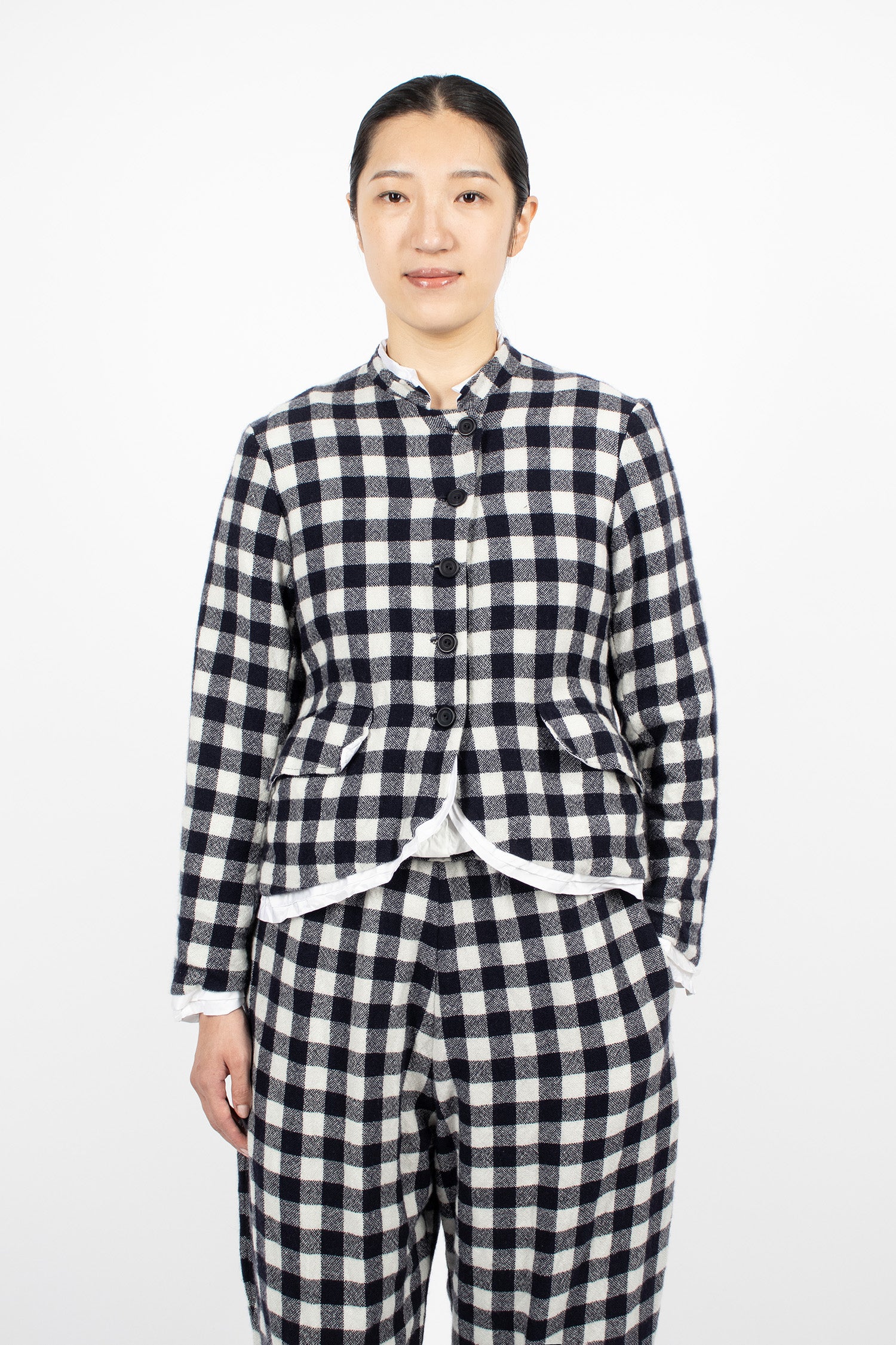 Rory Cashmere Jacket Check