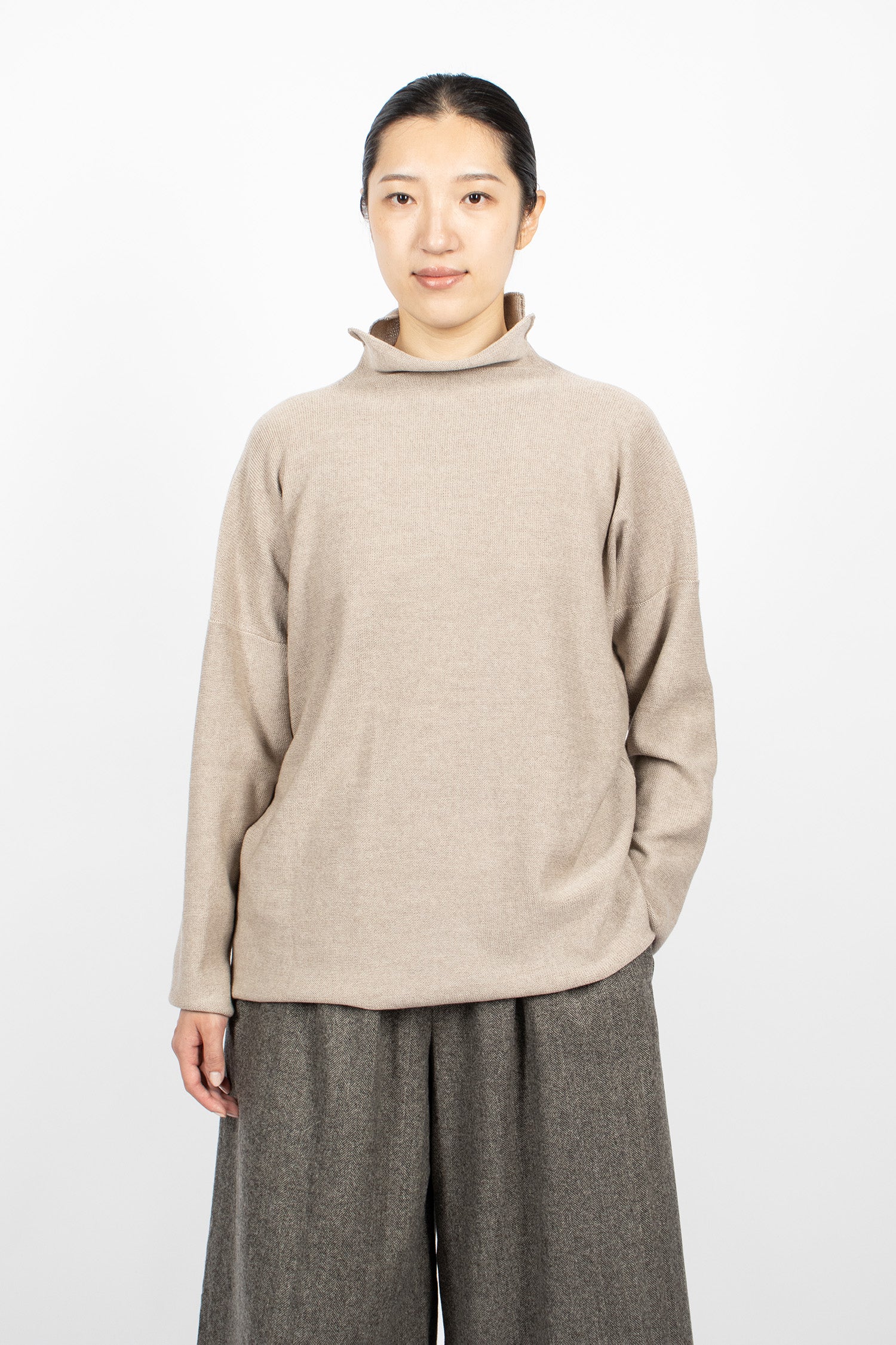 Lupetto High Neck Sweater Light Natural
