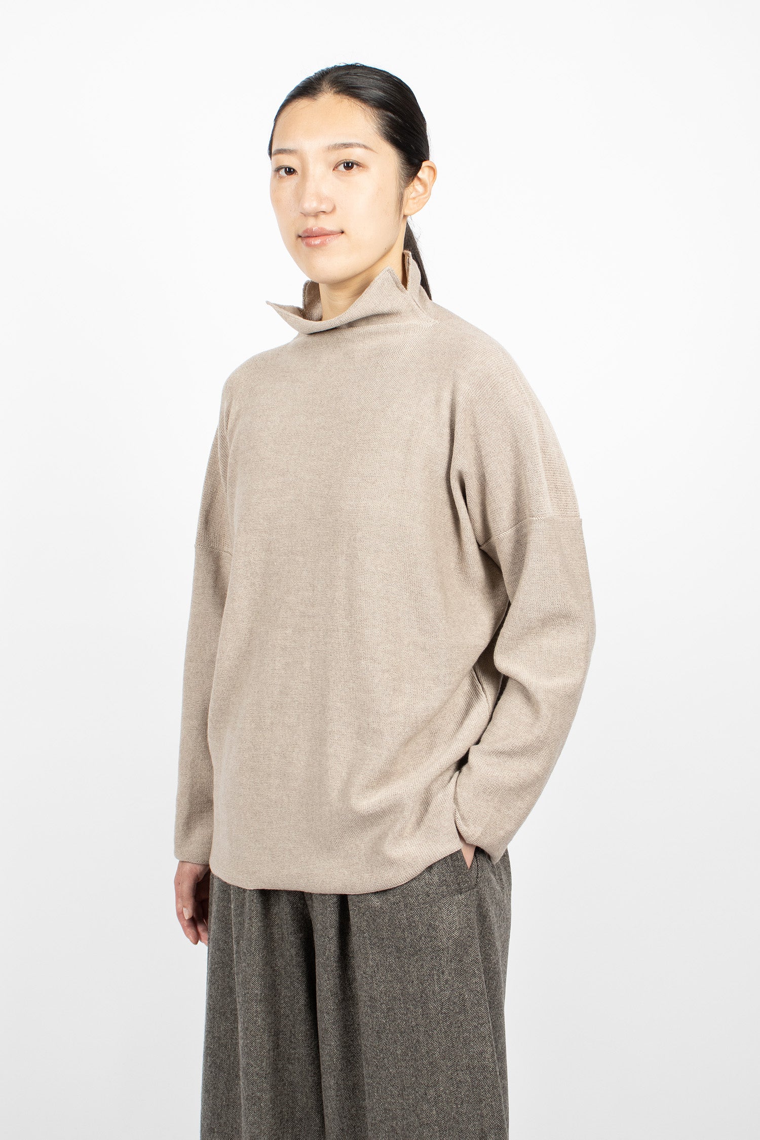 Lupetto High Neck Sweater Light Natural