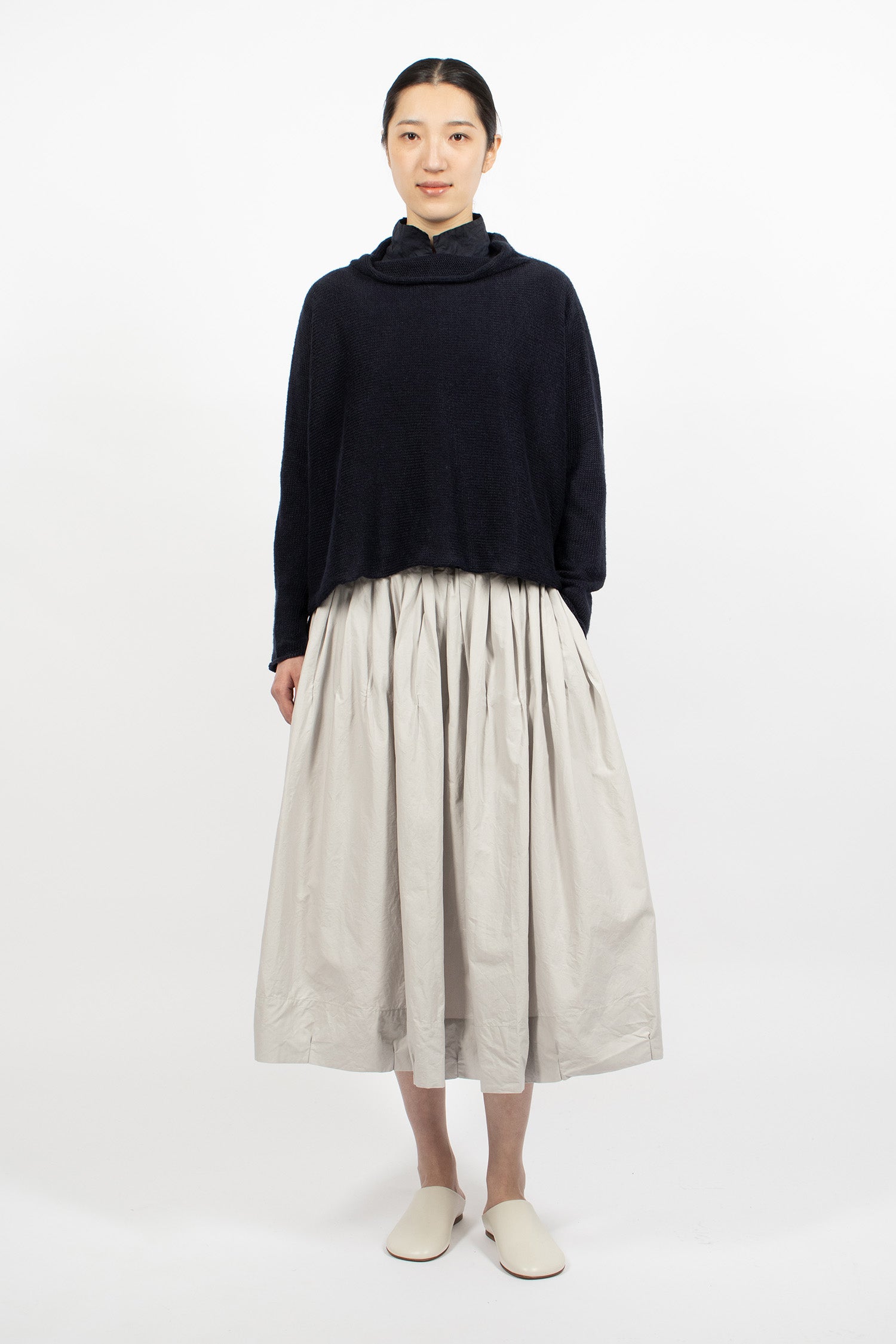 Hazel Linen Jumper Navy