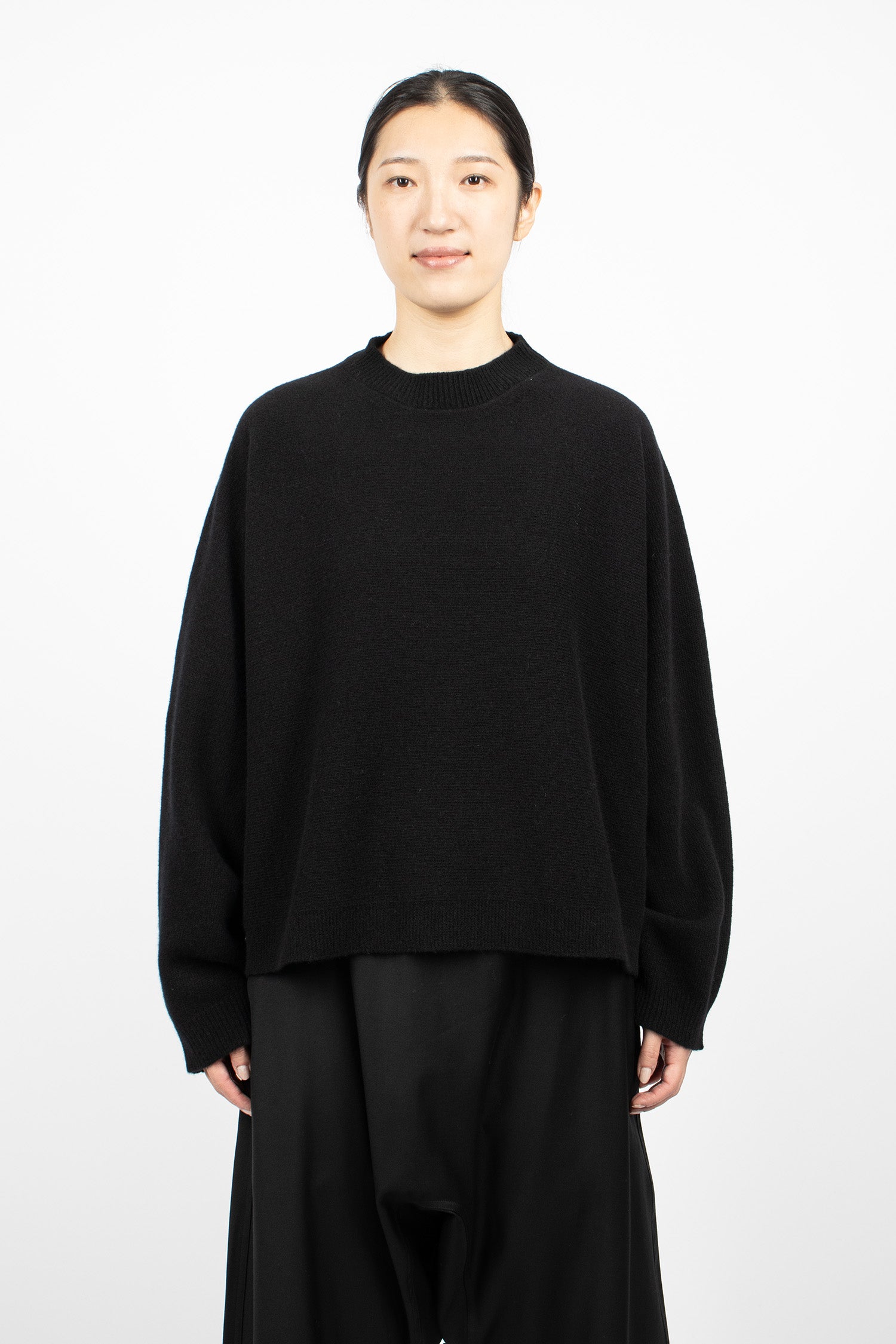 Maui Knit Pullover Black