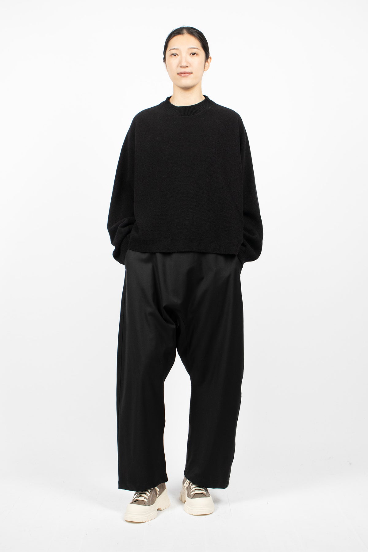 Maui Knit Pullover Black