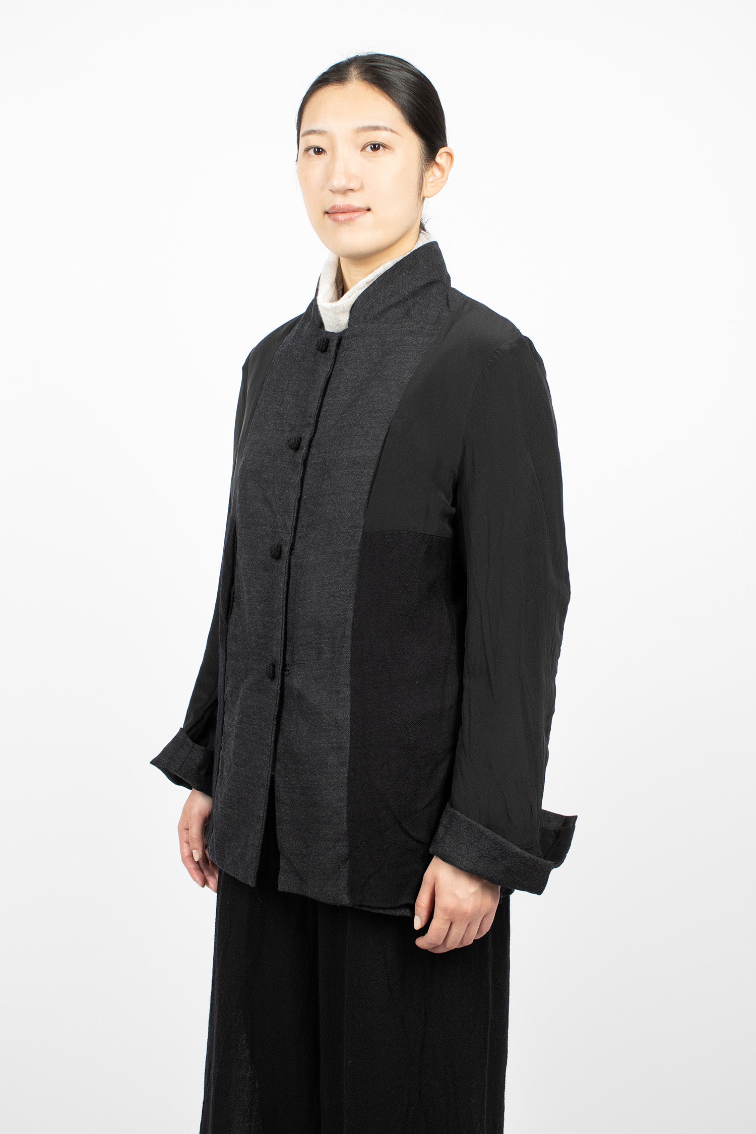 G Reversible Jacket Anthracite Black