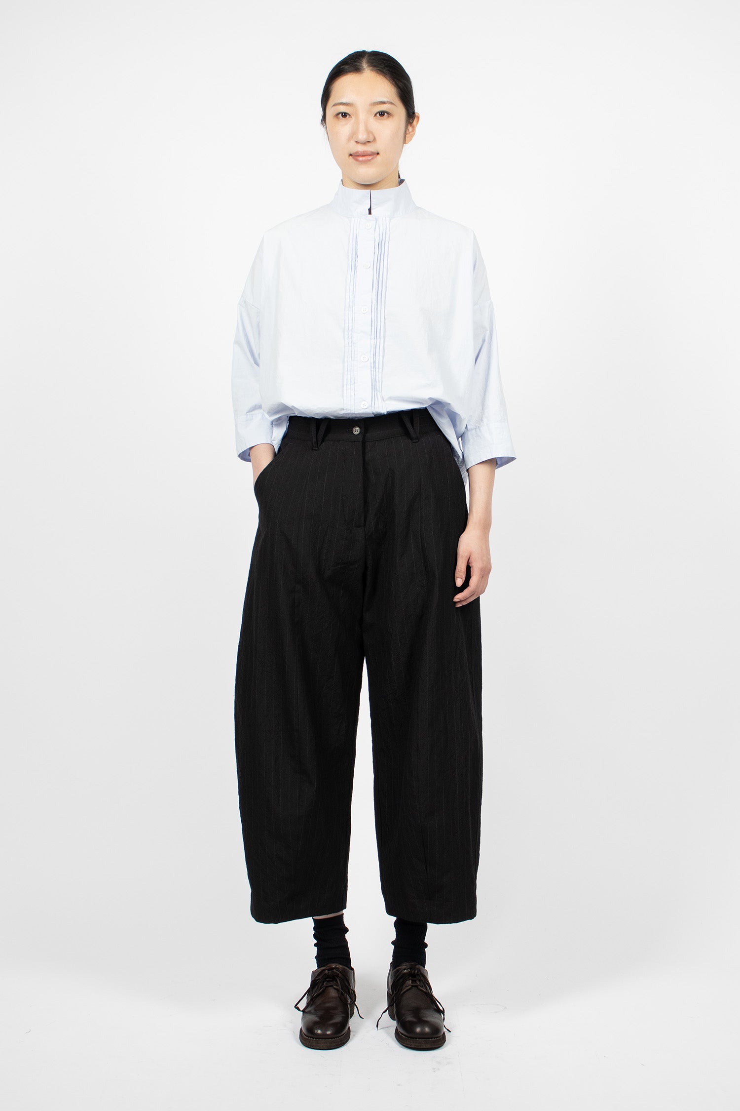 Sandra Pants Black Stripe