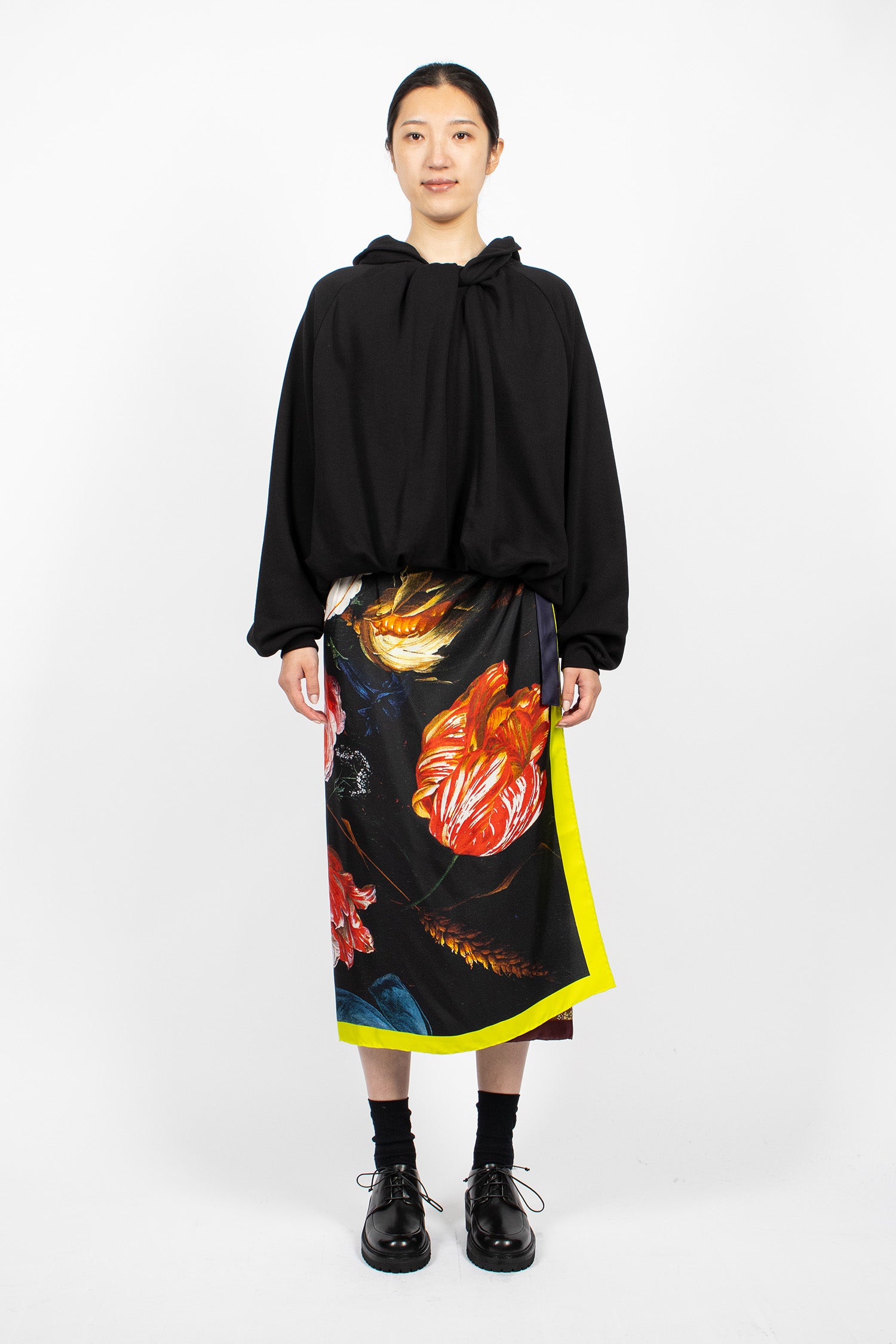 Long Wrap Scarf-Skirt Dessin D