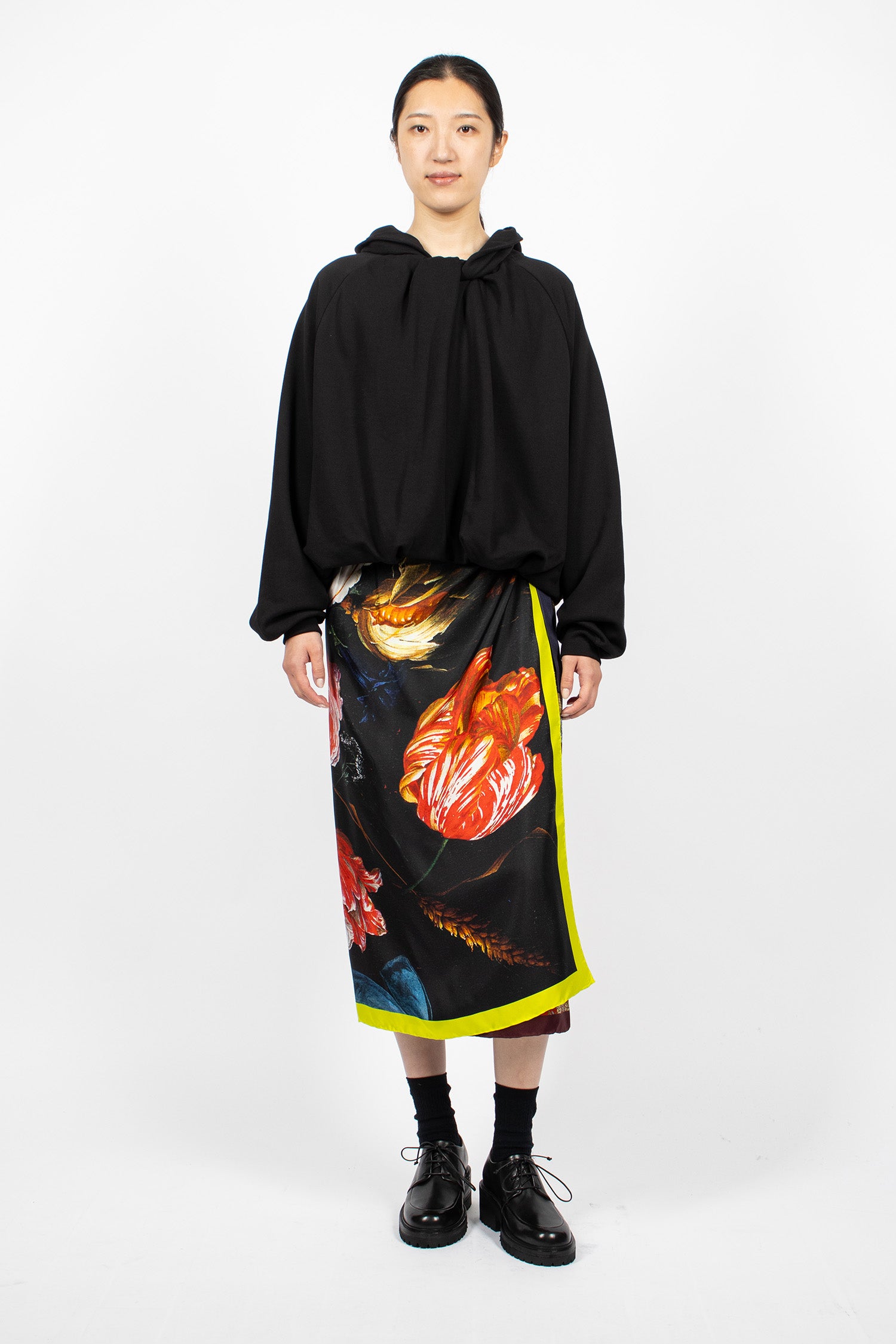 Long Wrap Scarf-Skirt Dessin D