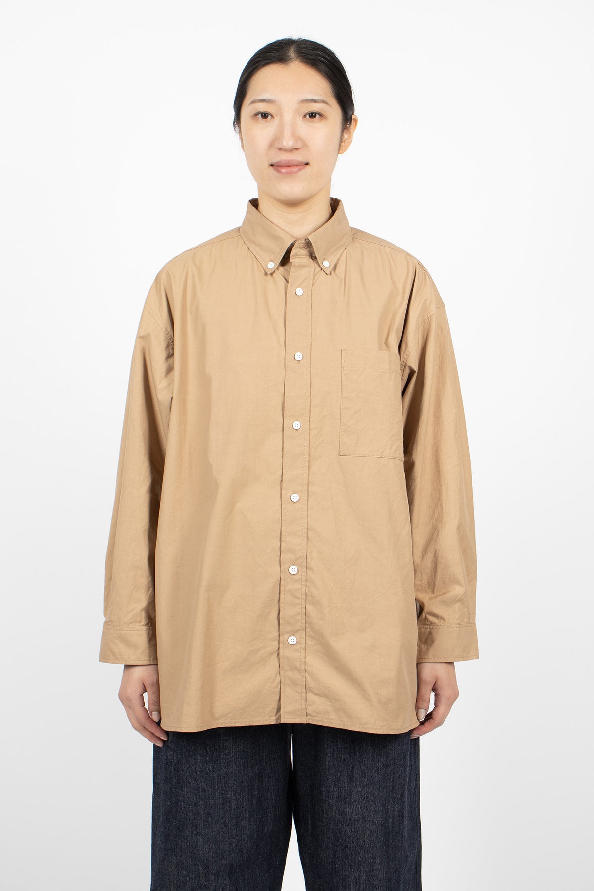 Baggy B.D Shirt Camel