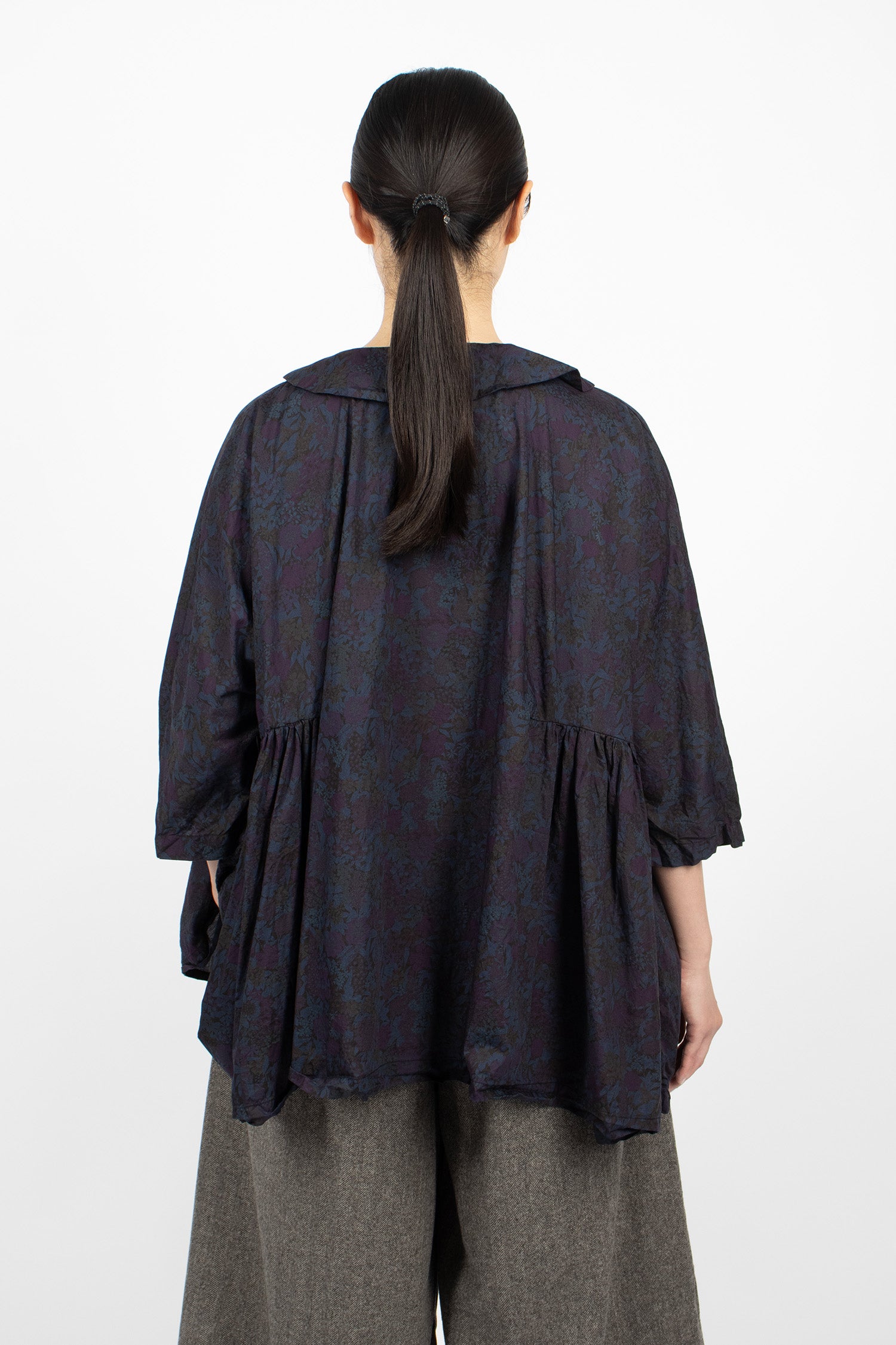 Curcuma Shirt Overdyed Small Flower 3