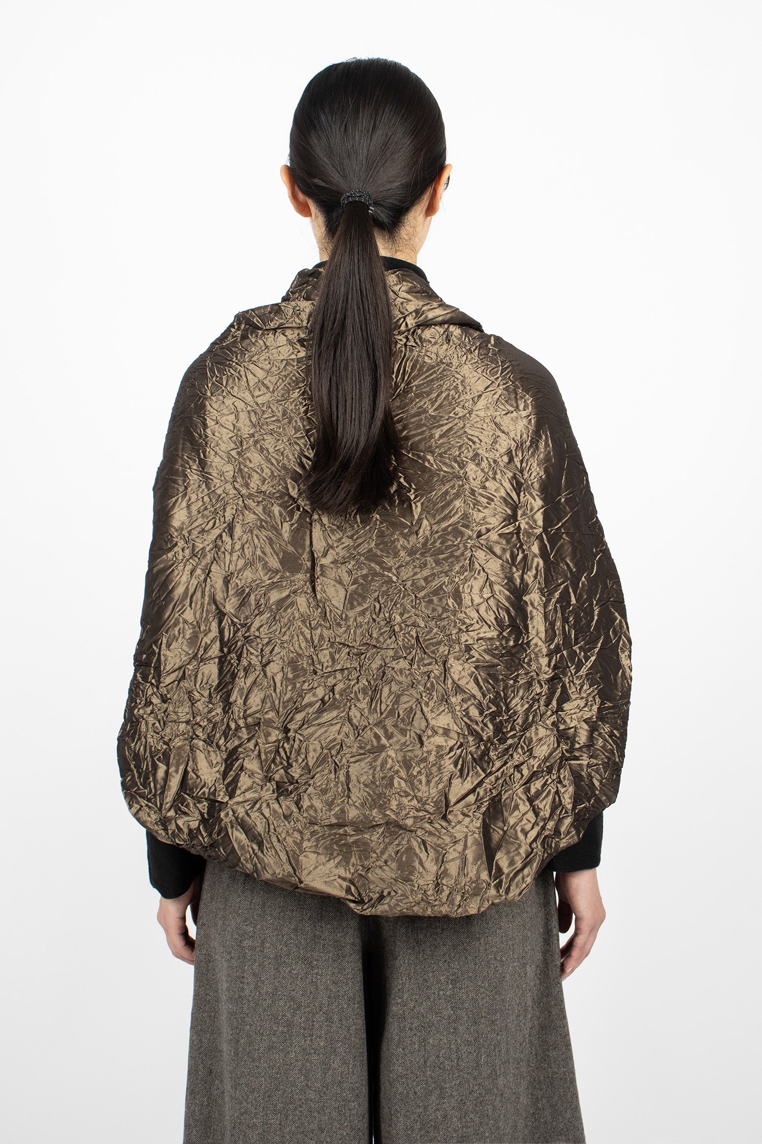 Wrap Silk Shawl Bronze