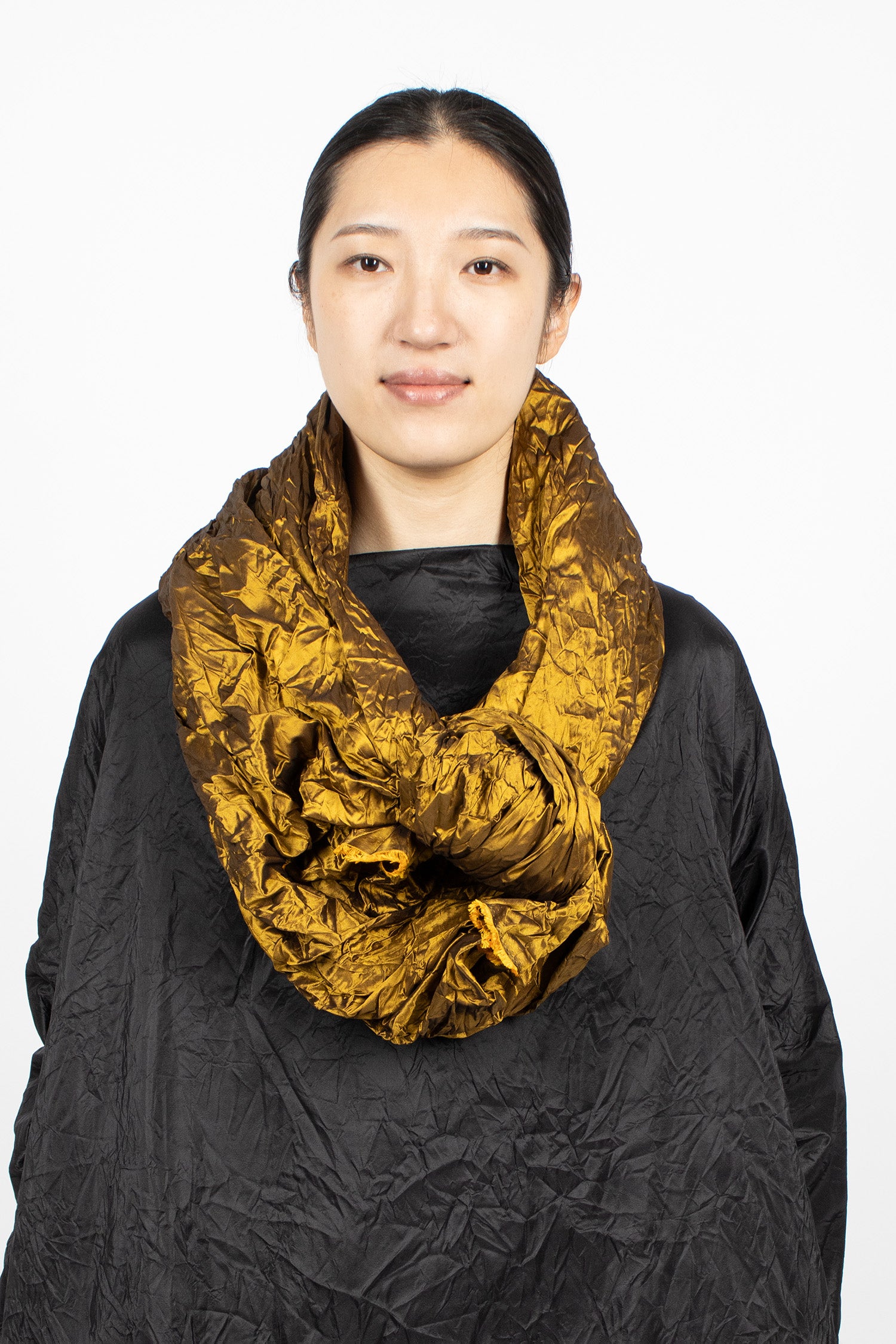 Wrap Silk Shawl Gold