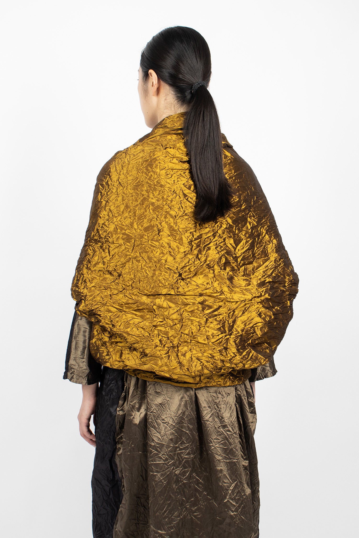 Wrap Silk Shawl Gold